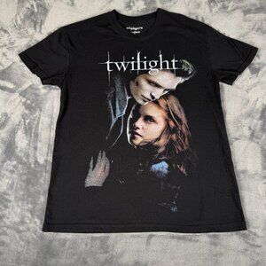 Twilight Team Edward Bella Black Graphic T-Shirt Women's SZ MEDUIM Vampire Goth
